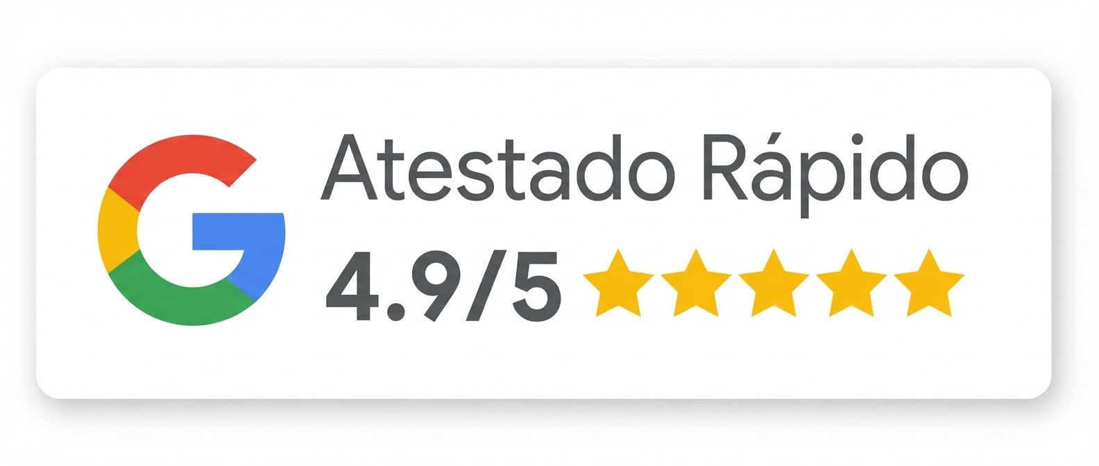 Avaliações 5 estrelas